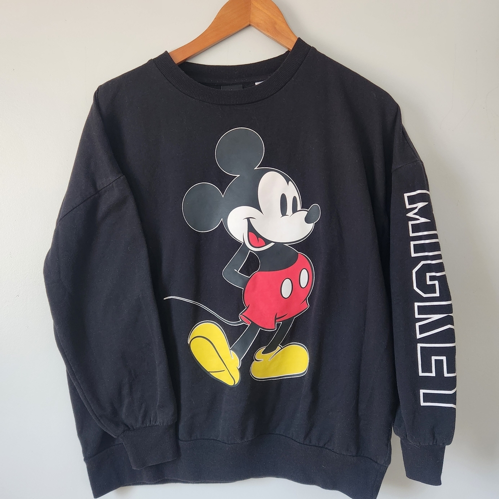 Mickey Mouse Black Sweater